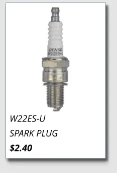 W22ES-U SPARK PLUG $2.40