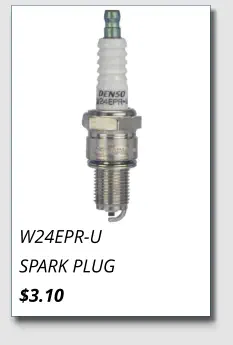 W24EPR-U SPARK PLUG $3.10