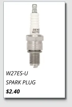 W27ES-U SPARK PLUG $2.40