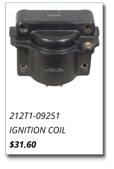 212T1-09251 IGNITION COIL $31.60