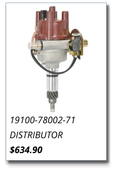 19100-78002-71 DISTRIBUTOR $634.90