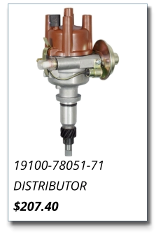 19100-78051-71 DISTRIBUTOR $207.40