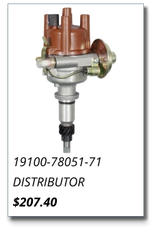 19100-78051-71 DISTRIBUTOR $207.40