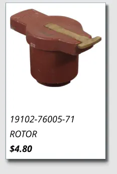 19102-76005-71 ROTOR $4.80