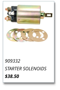 909332 STARTER SOLENOIDS $38.50