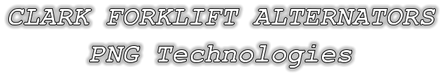 CLARK FORKLIFT ALTERNATORS PNG Technologies