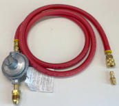 Propane hose with regulator