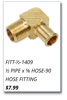 FITT-½-1409 ½ PIPE x ⅝ HOSE-90 HOSE FITTING $7.99