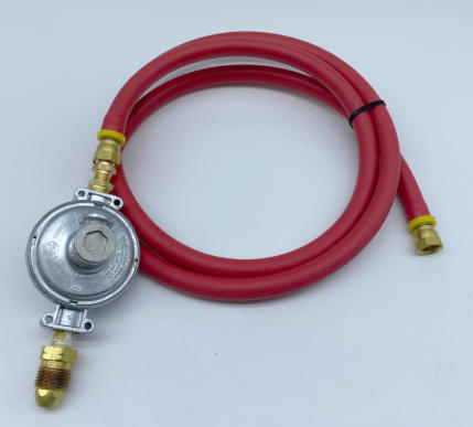 Propane hose with regulator