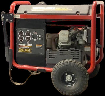 Porter Cable 5500 watt generator