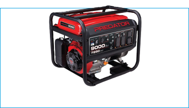 Predator Natural Gas Kit 9000 Watt with the plastic air cleaner box assy