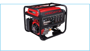 Predator Propane Kit 9000 Watts with the plastic air cleaner box assy