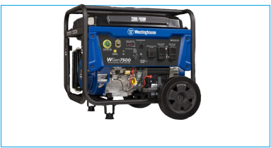 Westinghouse 7500 watt generator