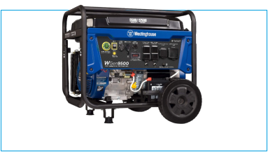 Westinghouse 9500 watt generator