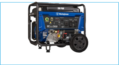 Westinghouse Propane kit Model WGen 7500 watts